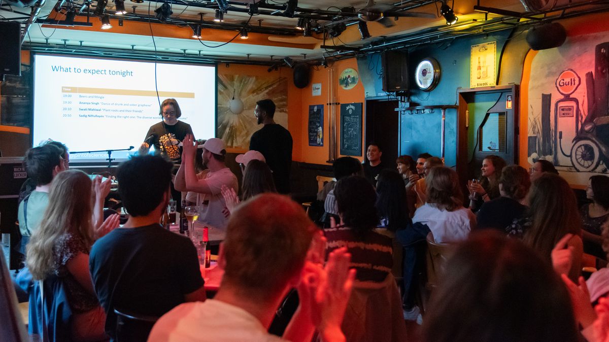 Presenting at Pint of Science Cologne