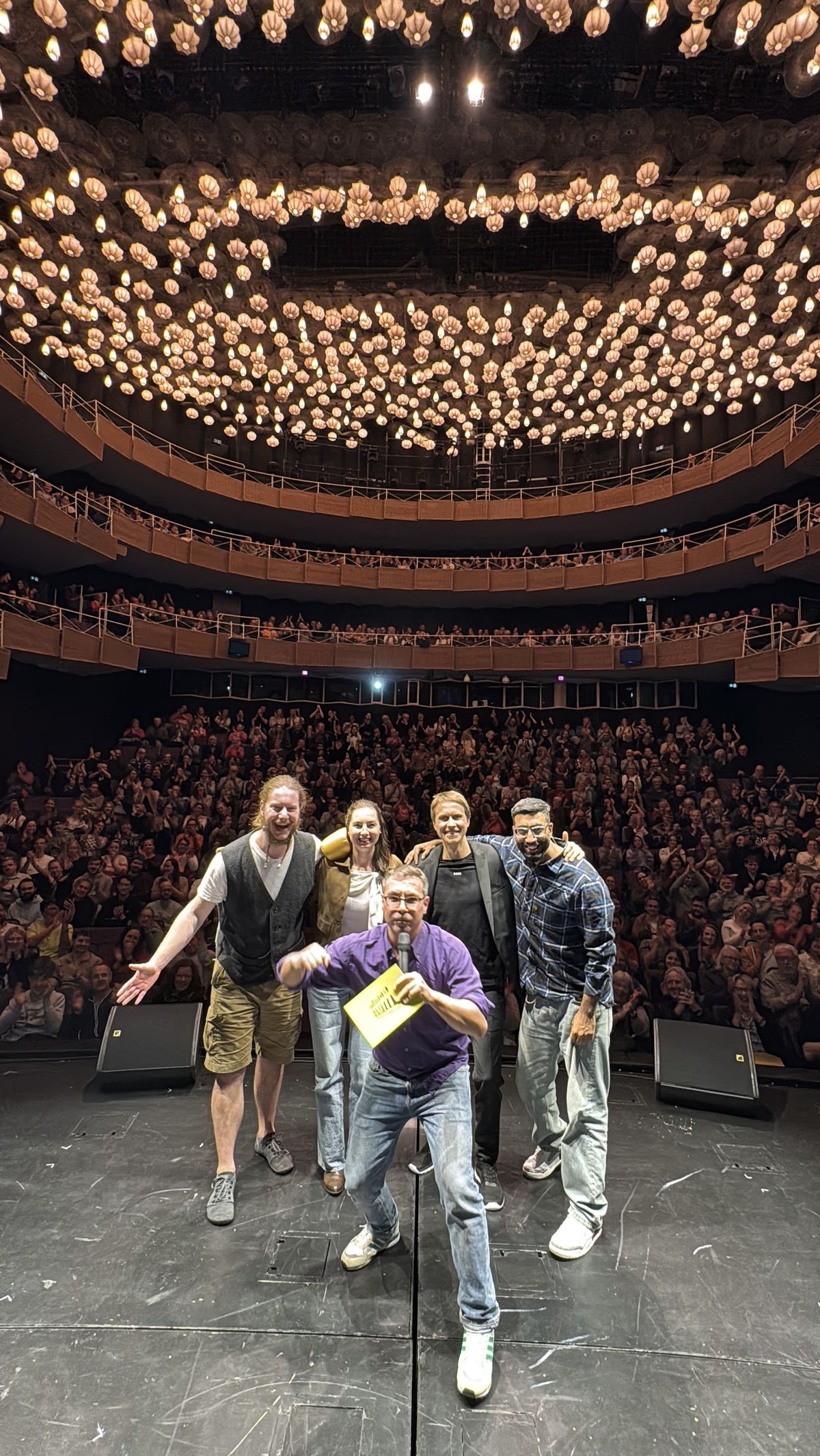 Science Slam Wiesbaden — view from stage